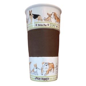 Dog Lover Tall Ceramic Mug by DEI